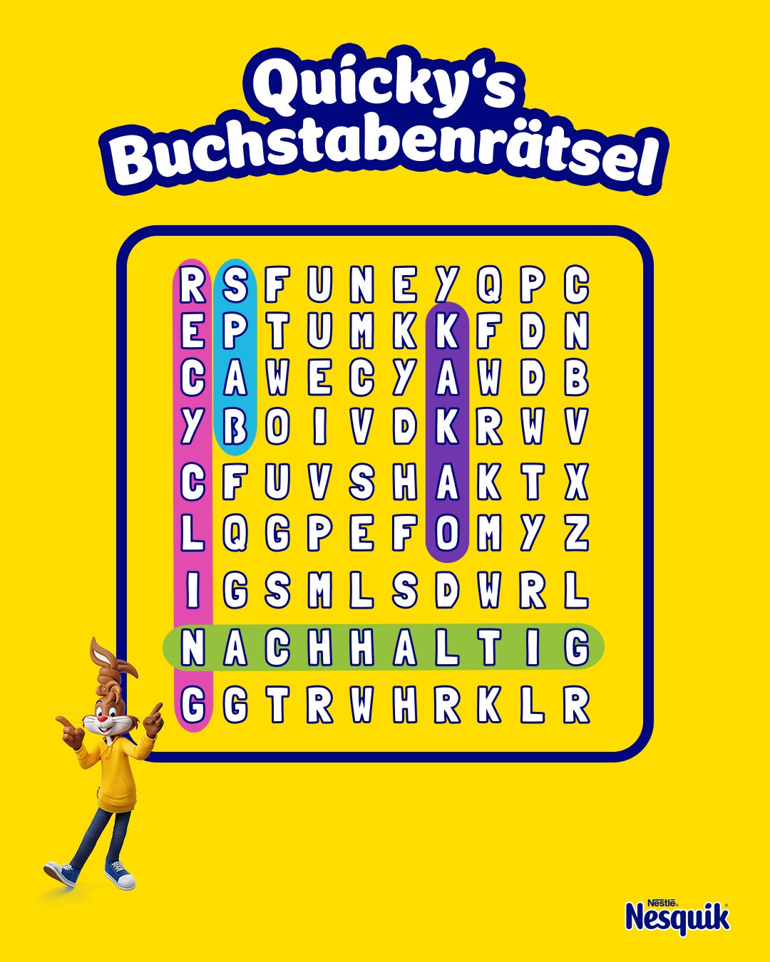 BUCHSTABENRÄTSEL 