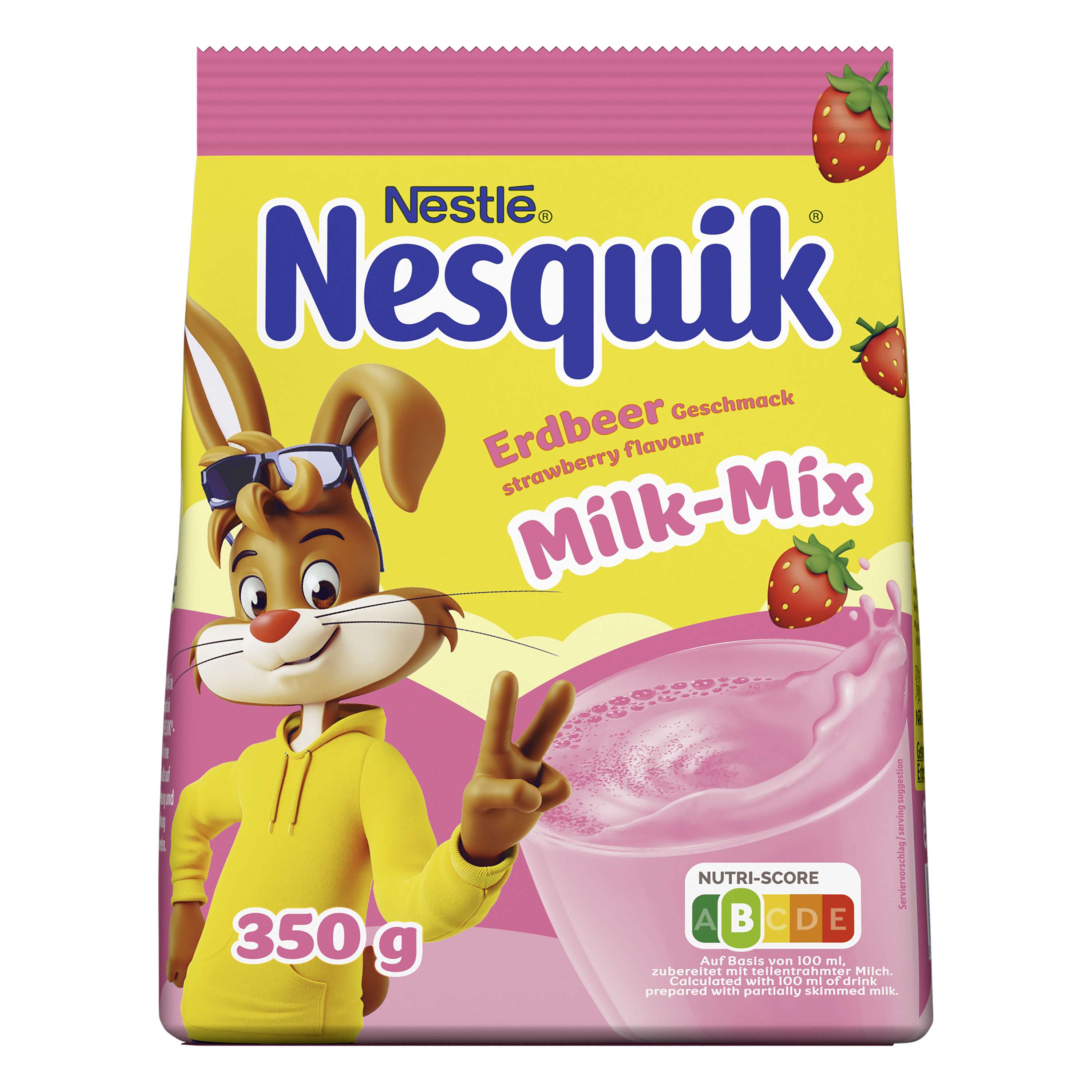 NESQUIK® Milk-Mix Erdbeergeschmack